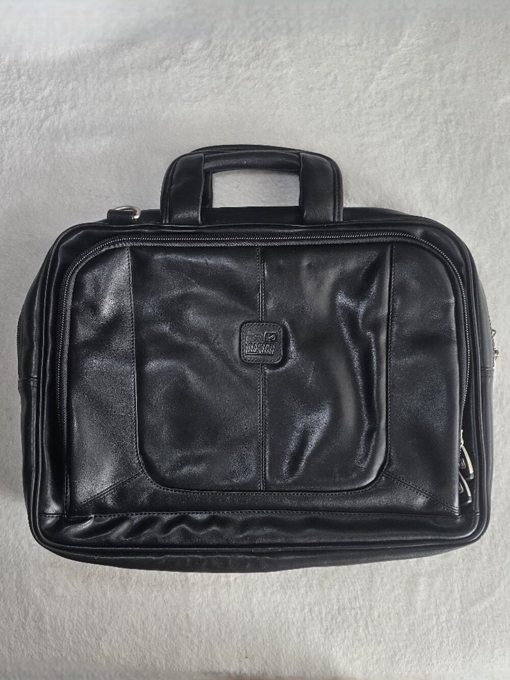 Pacific Design black business laptop bag/briefcase